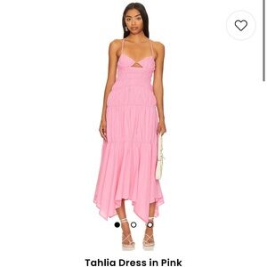 SNDYS pink tahlia dress, size XS worn 2 times, great condition